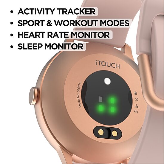 Itouch Womens Pink Smart Watch 500015r-C12