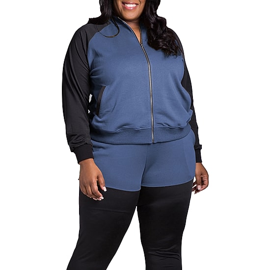 Poetic Justice Womens Plus Lightweight Jacket