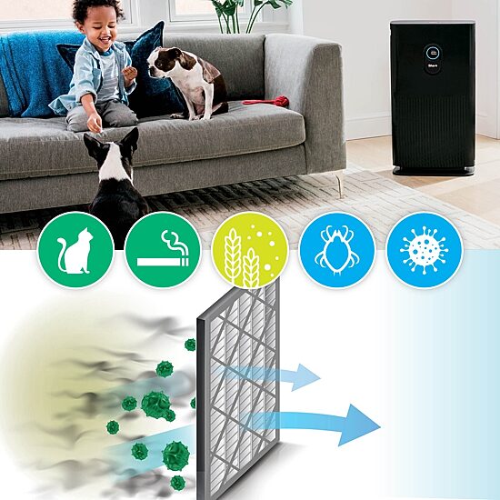 Shark Air Purifier 6-Fan Nanoseal Hepa Replacement Filter