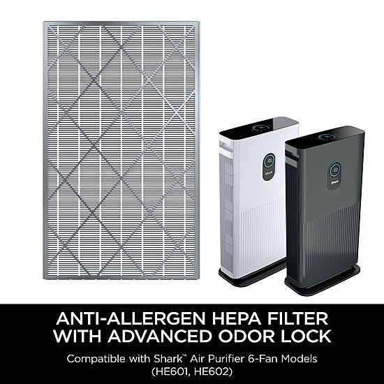Shark Air Purifier 6-Fan Nanoseal Hepa Replacement Filter
