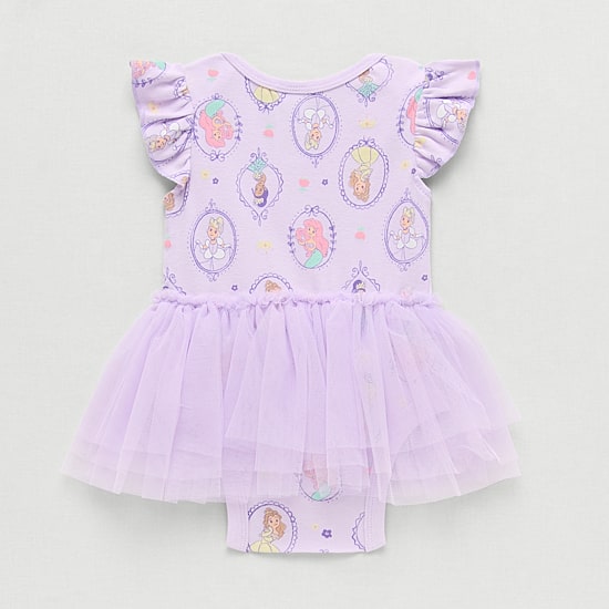 Baby Girls Short Sleeve Ariel Belle Cinderella Tutu Dress