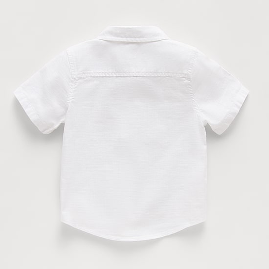 Okie Dokie Adaptive Toddler Boys Easy-on + Easy-off Short Sleeve Regular Fit Button-Down Shirt
