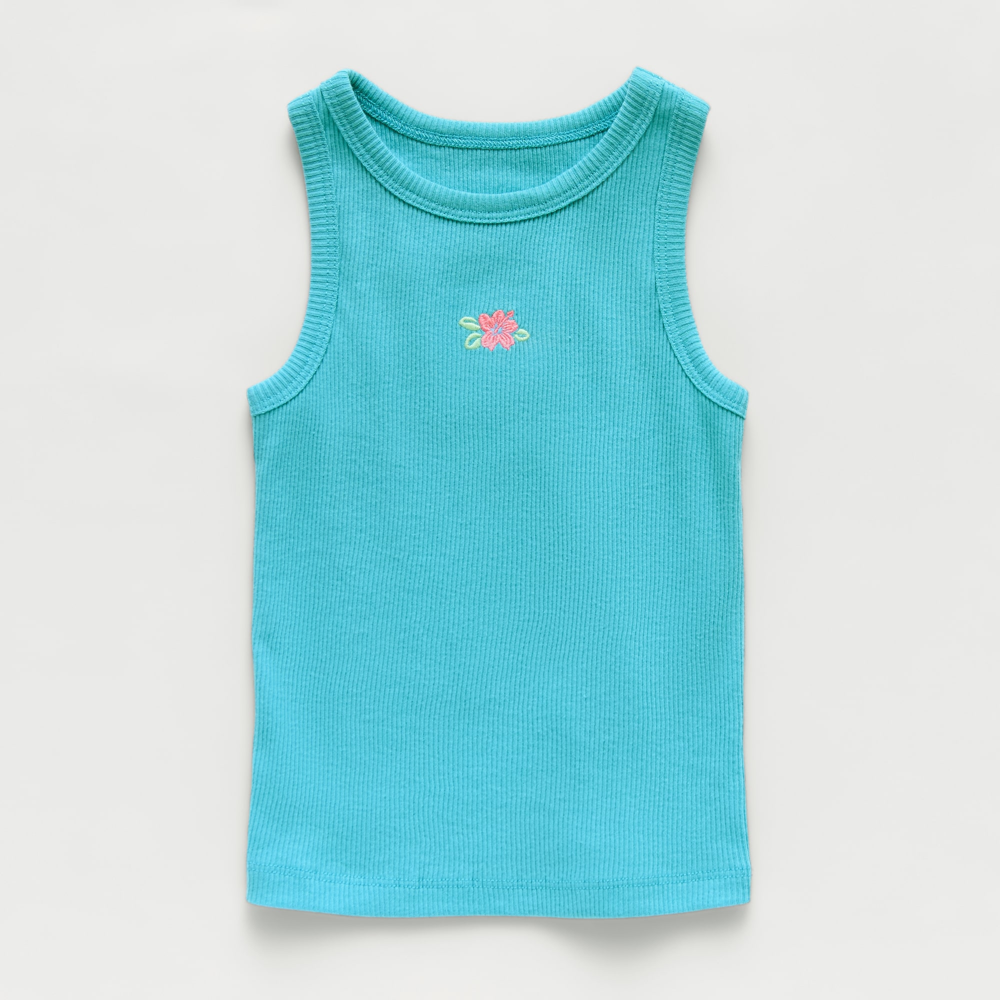 Okie Dokie Toddler & Little Girls Round Neck Sleeveless Tank Top