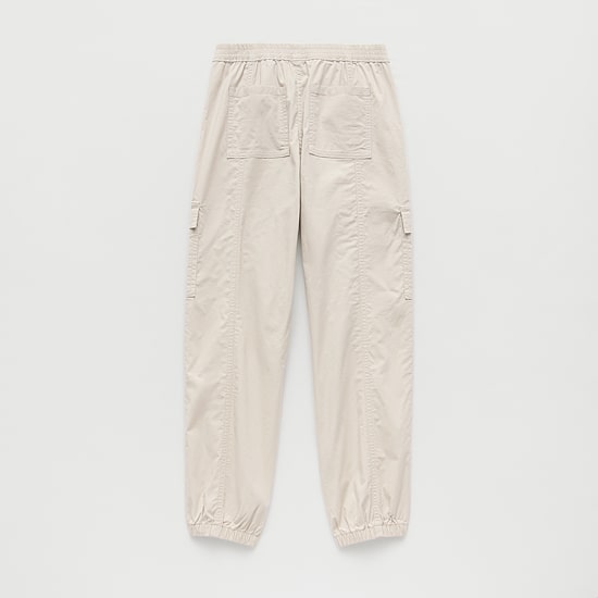 Thereabouts Girls Mid Rise Cuffed Cargo Pant