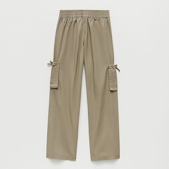 Thereabouts Little & Big Kid Girls Mid Rise Wide Leg Cargo Pant