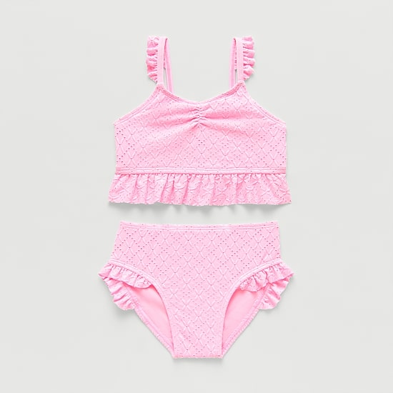 Okie Dokie Toddler & Little Girls 2-pc. Tankini Set