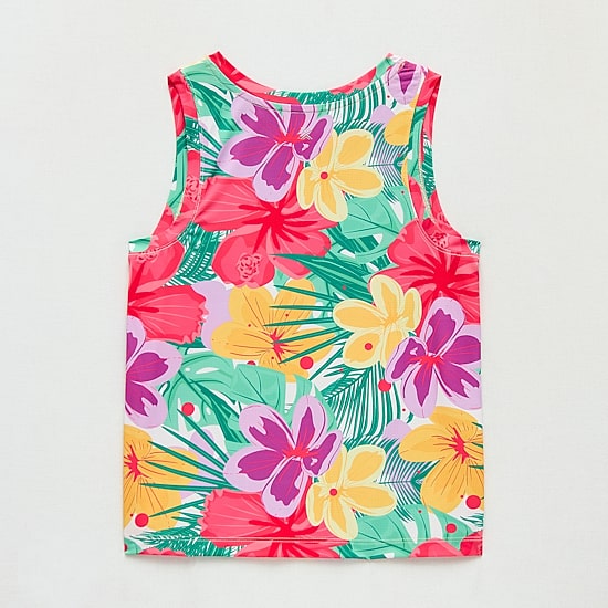 Xersion Little & Big Kid Girls Crew Neck Sleeveless Active Tank Top