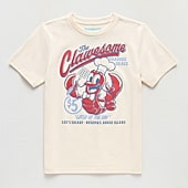 Thereabouts Little & Big Kid Boys Crew Neck Short Sleeve Regular Fit Graphic T-Shirt