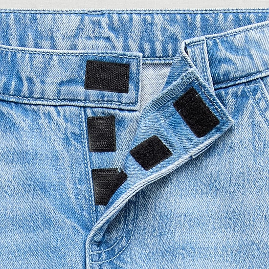 Thereabouts Cargo Little & Big Kid Boys Adaptive Easy-on + Easy-off Denim Short