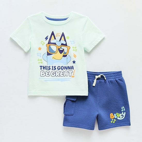 Toddler Boys Bluey 2-pc. Short Set