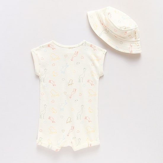 Proudly™ Baby Unisex Short Sleeve 2-pc. Romper