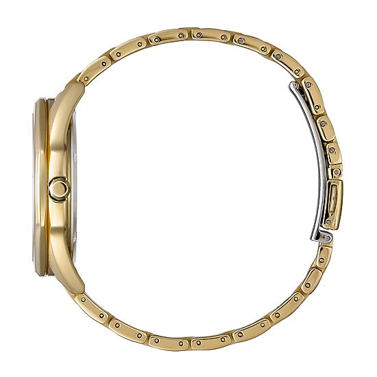 Citizen Corso Mens Gold Tone Stainless Steel Bracelet Watch Bm7492-57a