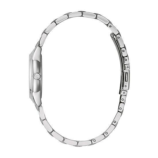 Bulova Sutton Womens Silver Tone Stainless Steel Bracelet Watch 96l285