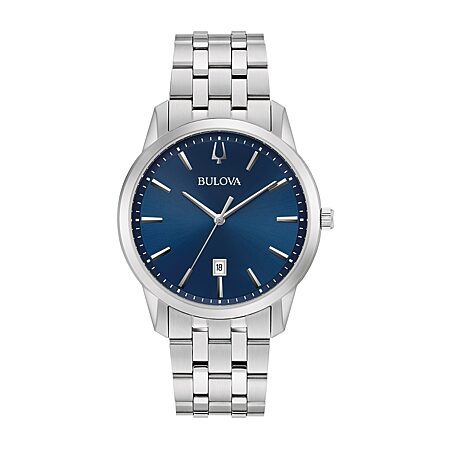 Bulova Classic Mens Chronograph Black Stainless Steel Bracelet