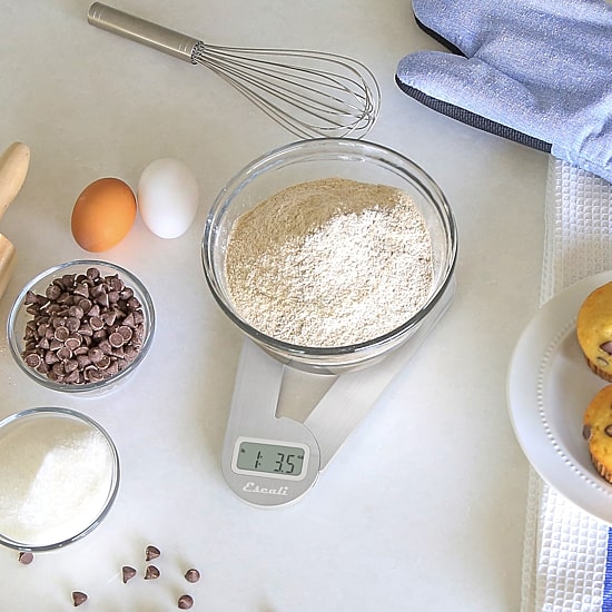 Escali Savu Space Saving Digital Food Scale
