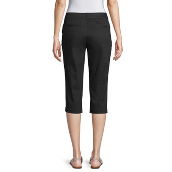 St. John's Bay Mid Rise Secretly Slender Capris
