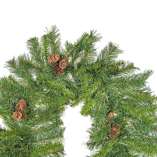 Vickerman 9' Cheyenne Christmas Garland Unlit