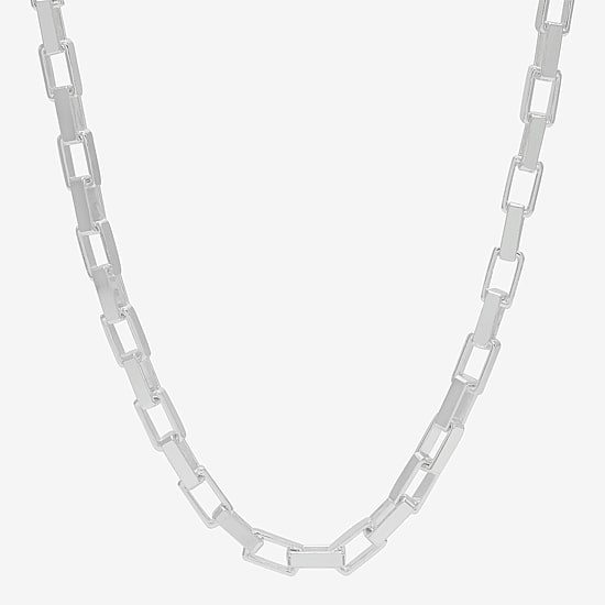 Made in Italy Womens Sterling Silver 20 Inch Chain Necklace