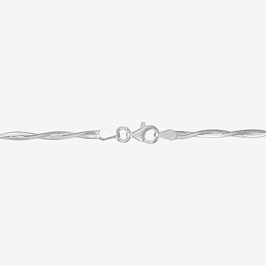 Made in Italy Womens Sterling Silver 20 Inch Chain Necklace