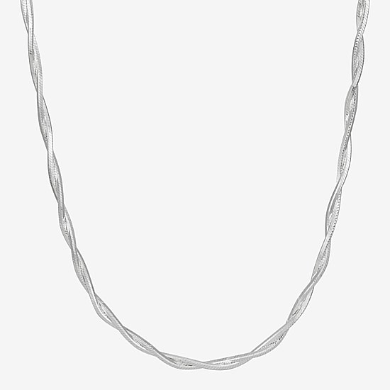 Made in Italy Womens Sterling Silver 20 Inch Chain Necklace