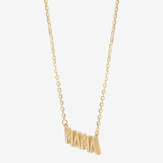 Limited Quantities! Womens 14K Gold 18 Inch Pendant Necklace