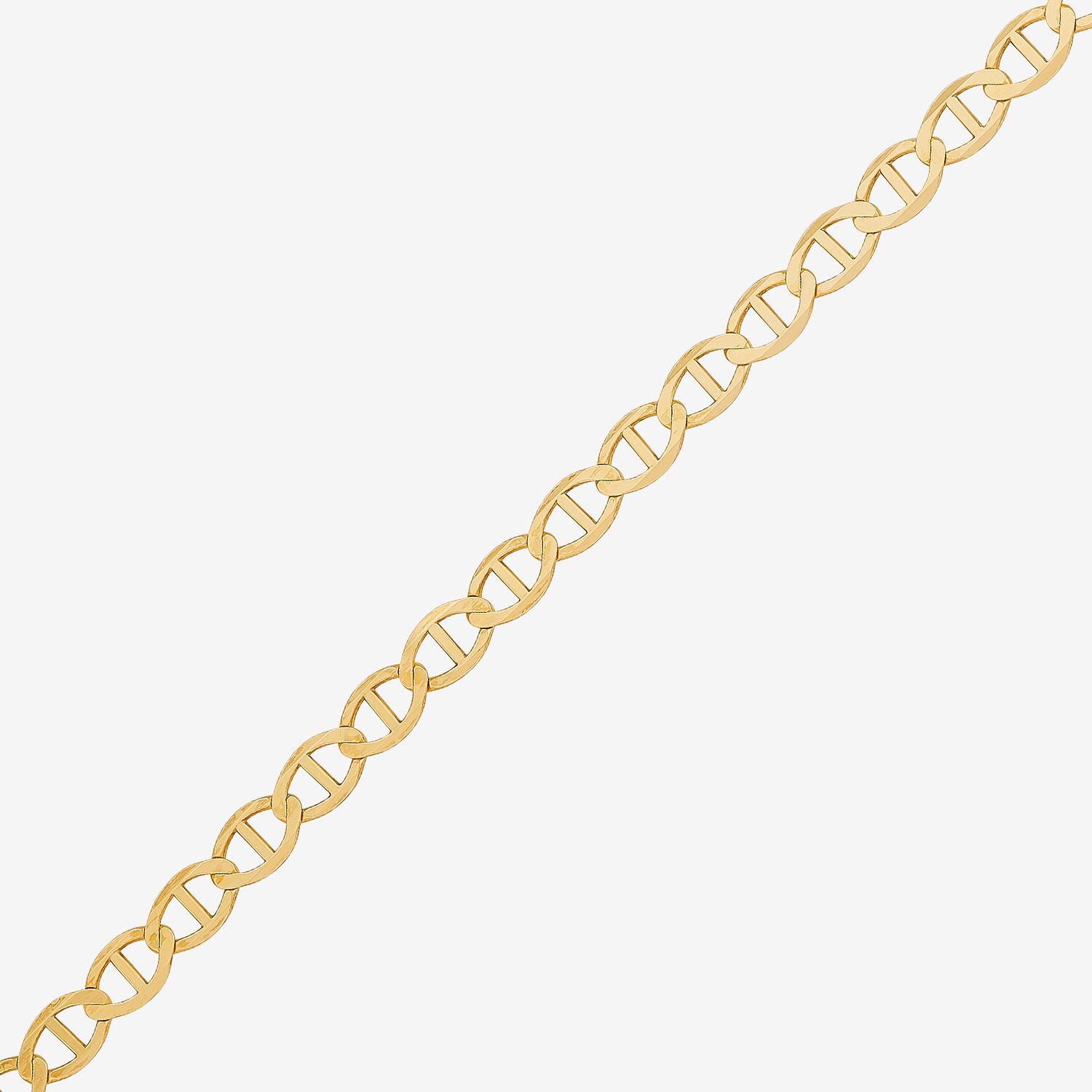 Limited Quantities! Womens 10K Gold 22 Inch Mariner Chain Necklace