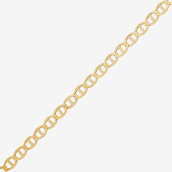Limited Quantities! Womens 10K Gold 22 Inch Mariner Chain Necklace