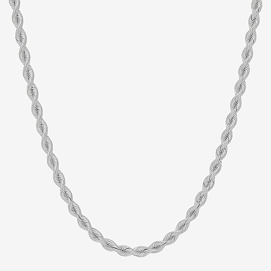 Limited Quantities! Womens 14K Gold 18 Inch Rope Chain Necklace