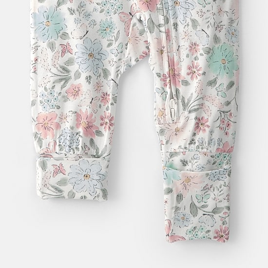 Carter's Purelysoft Baby Girls Floral Sleep and Play
