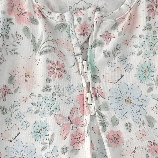 Carter's Purelysoft Baby Girls Floral Sleep and Play