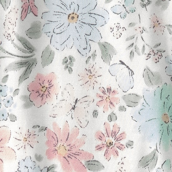 Carter's Purelysoft Baby Girls Floral Sleep and Play