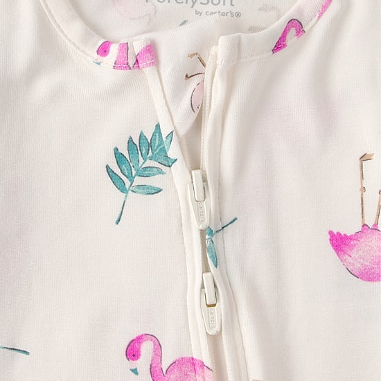 Carter's Purelysoft Baby Girls Tropical Sleep and Play