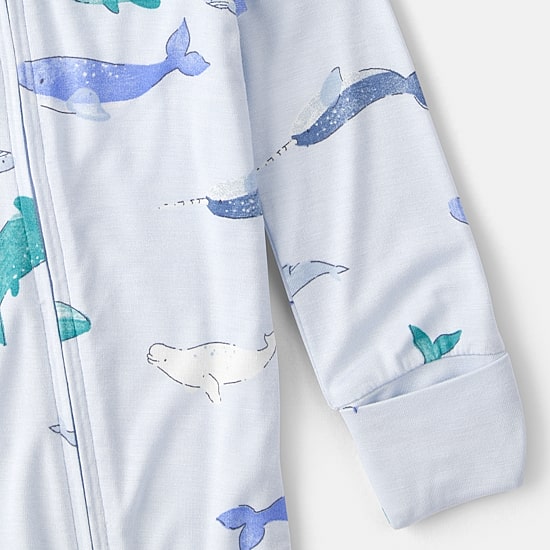 Carter's Purelysoft Whales Baby Boys Sleep and Play