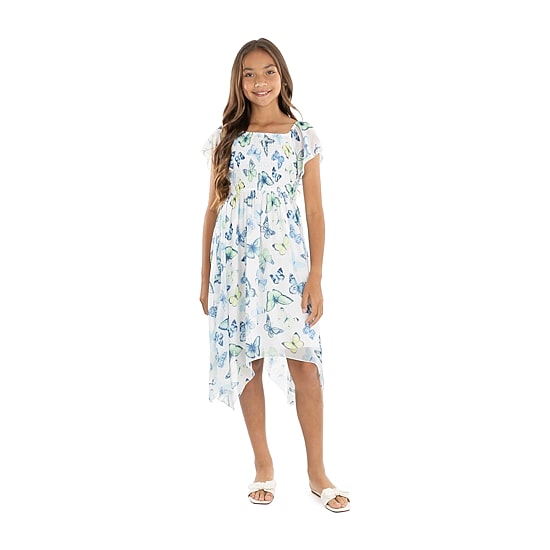 Speechless Big Kid Girls Short Sleeve A-Line Dress
