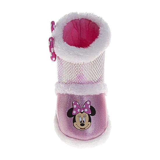 Josmo Toddler Girls Minnie Mouse Insulated Flat Heel Snow Boots