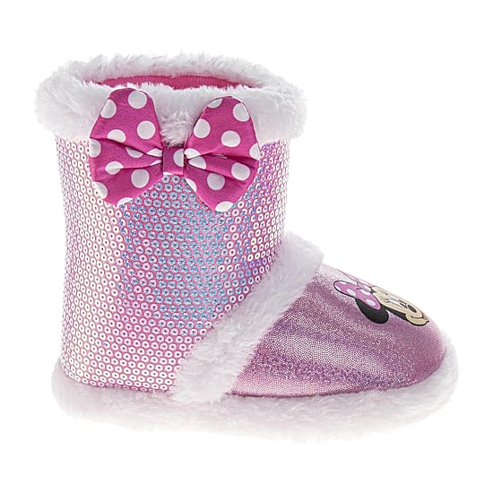 Josmo Toddler Girls Minnie Mouse Insulated Flat Heel Snow Boots