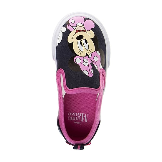 Josmo Girls Minnie Mouse Round Closed Toe Slip-On Shoe