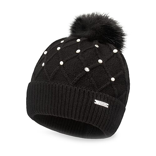 Js Jessica Simpson Jessica Simpson Beanie Womens Beanie In Black