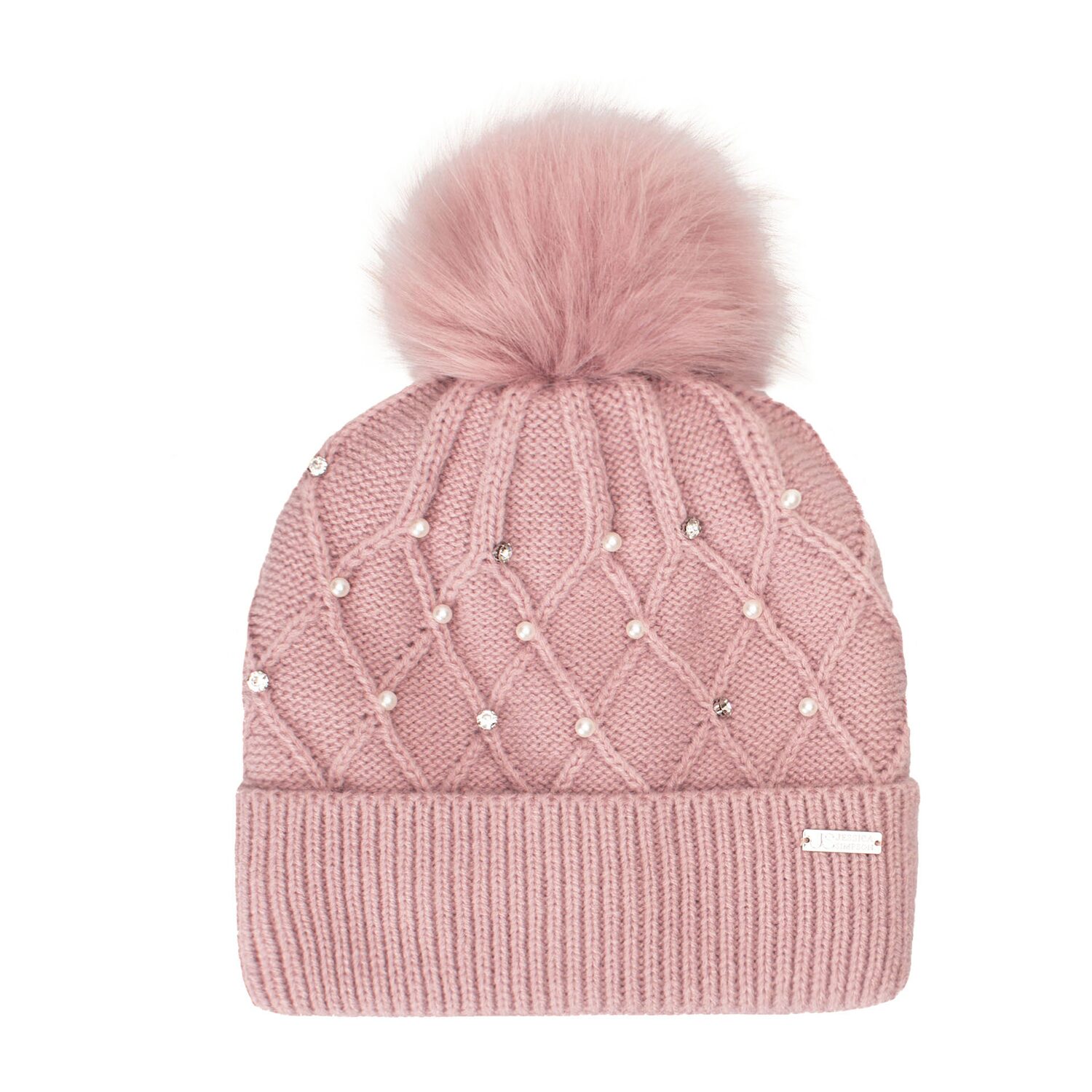JS Jessica Simpson Embellished Womens Beanie