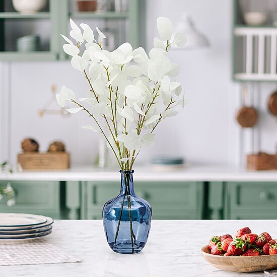 Elements Glass Vase Artificial Plant