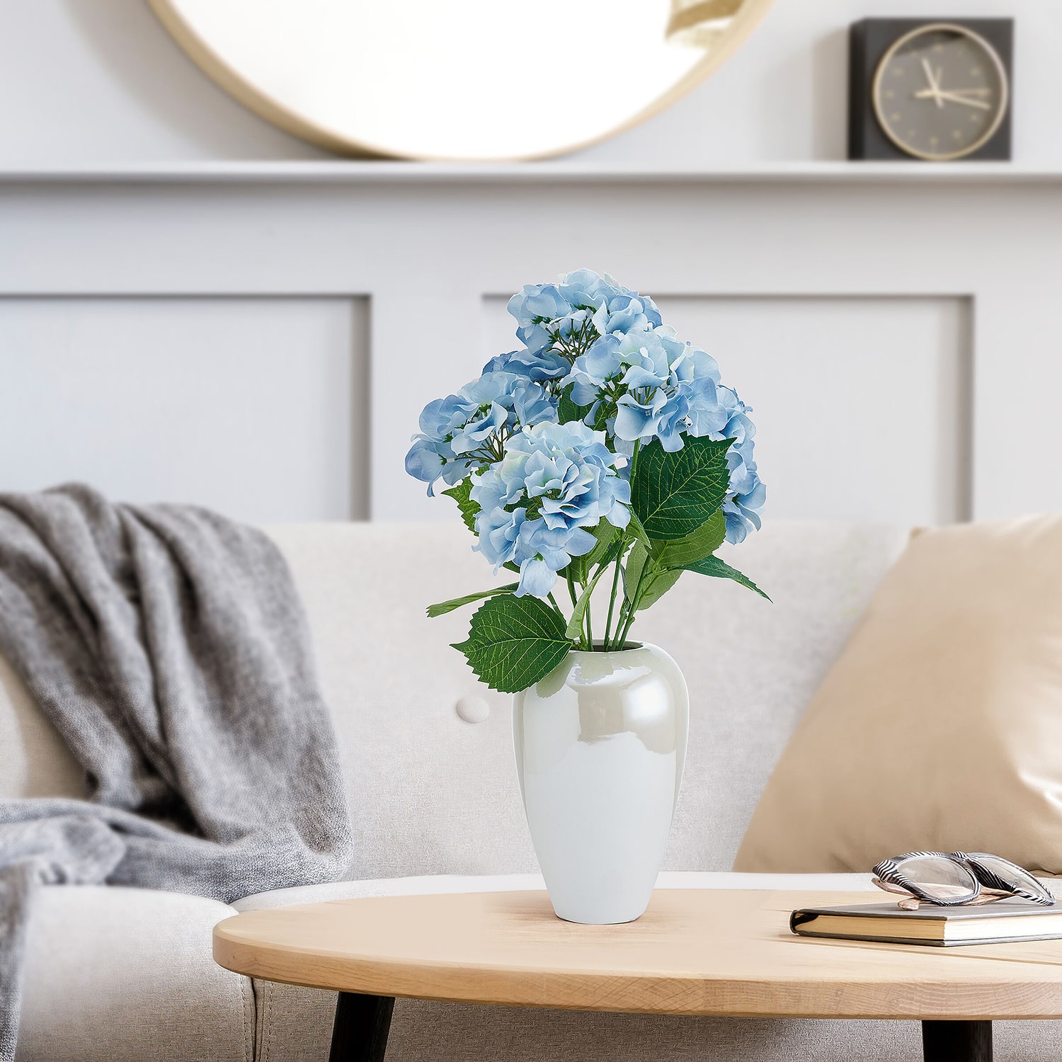 Elements Ceramic Vase Artificial Plant