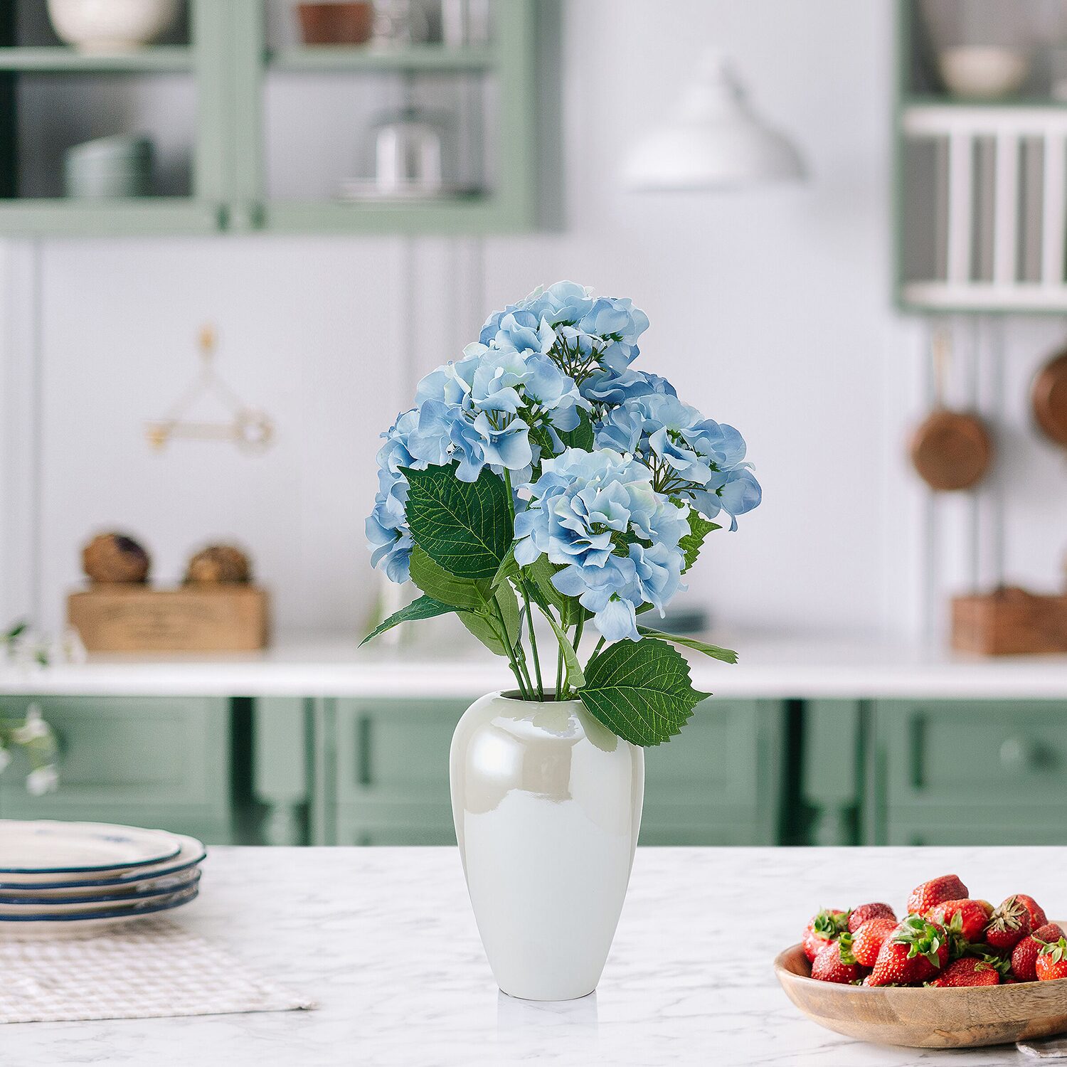 Elements Ceramic Vase Artificial Plant