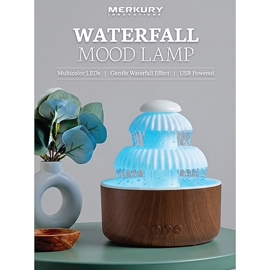 Merkury Innovations Rgb Leds Usb Powered Plastic Table Lamp