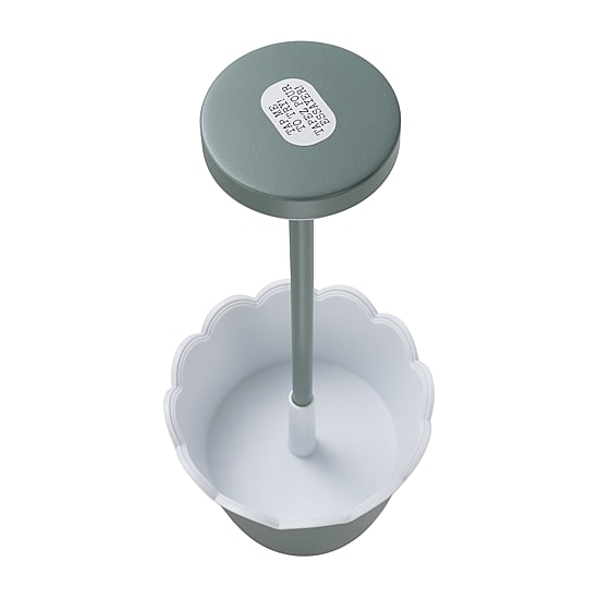 Merkury Innovations Led Touch Control Rechargeablebbattery Waterproof Planter Plastic Table Lamp