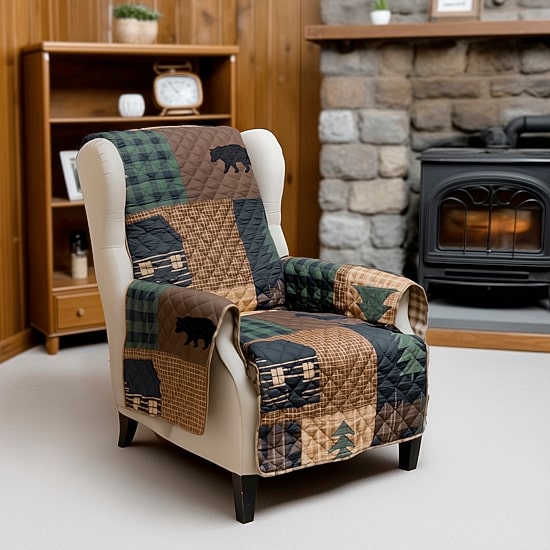 Your Lifestyle By Donna Sharp Brown Bear Cabin Sofa Protector