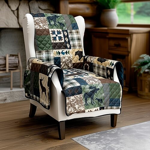 Your Lifestyle By Donna Sharp Rustica Sofa Protector, One Size, Green