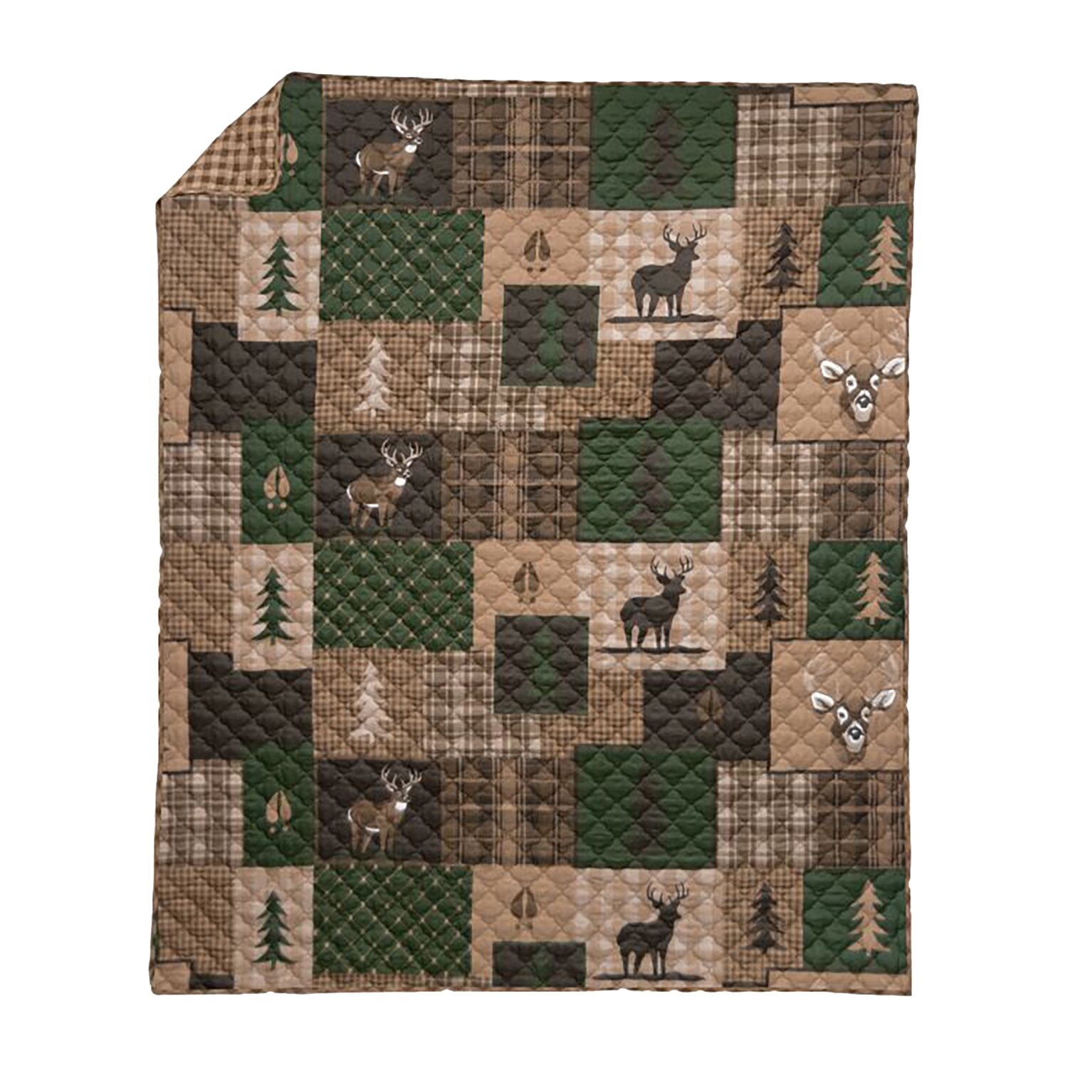 Your Lifestyle By Donna Sharp Green Forest Midweight Throw