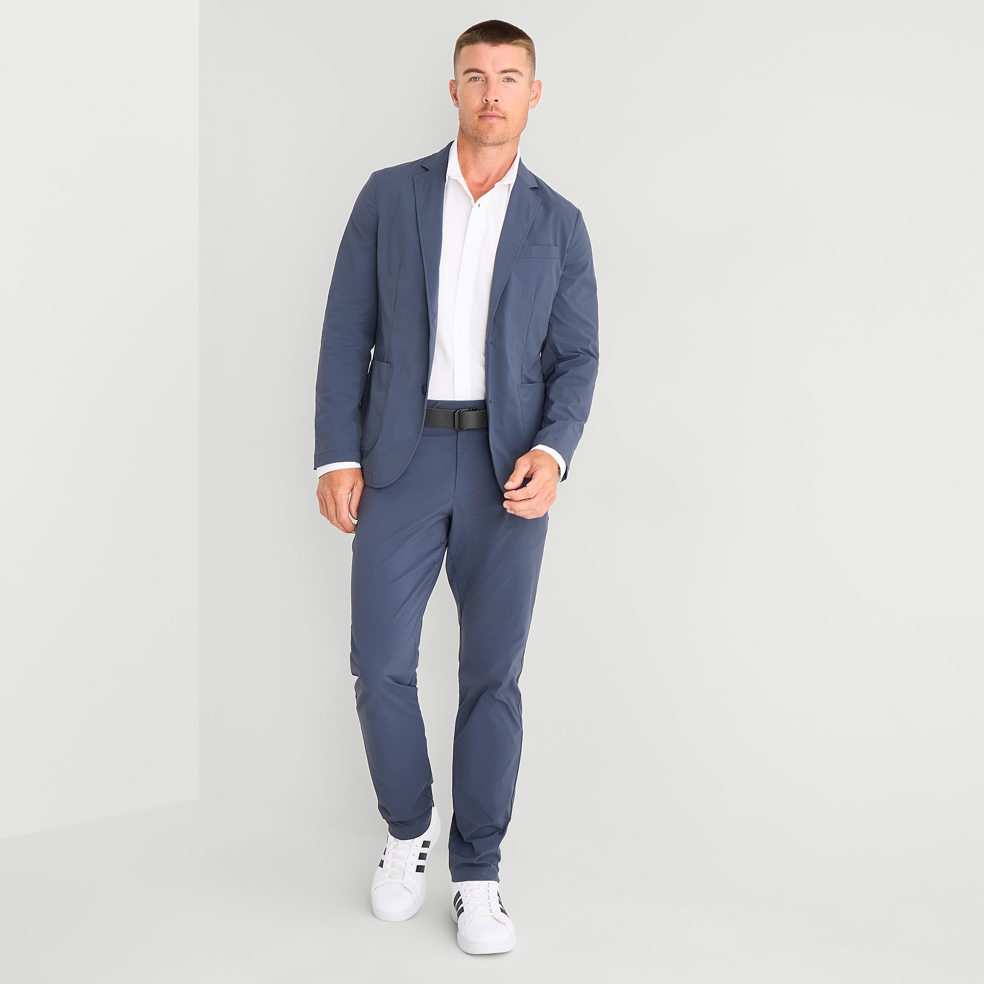 Stylus Mens Double Breasted Regular Fit Blazer