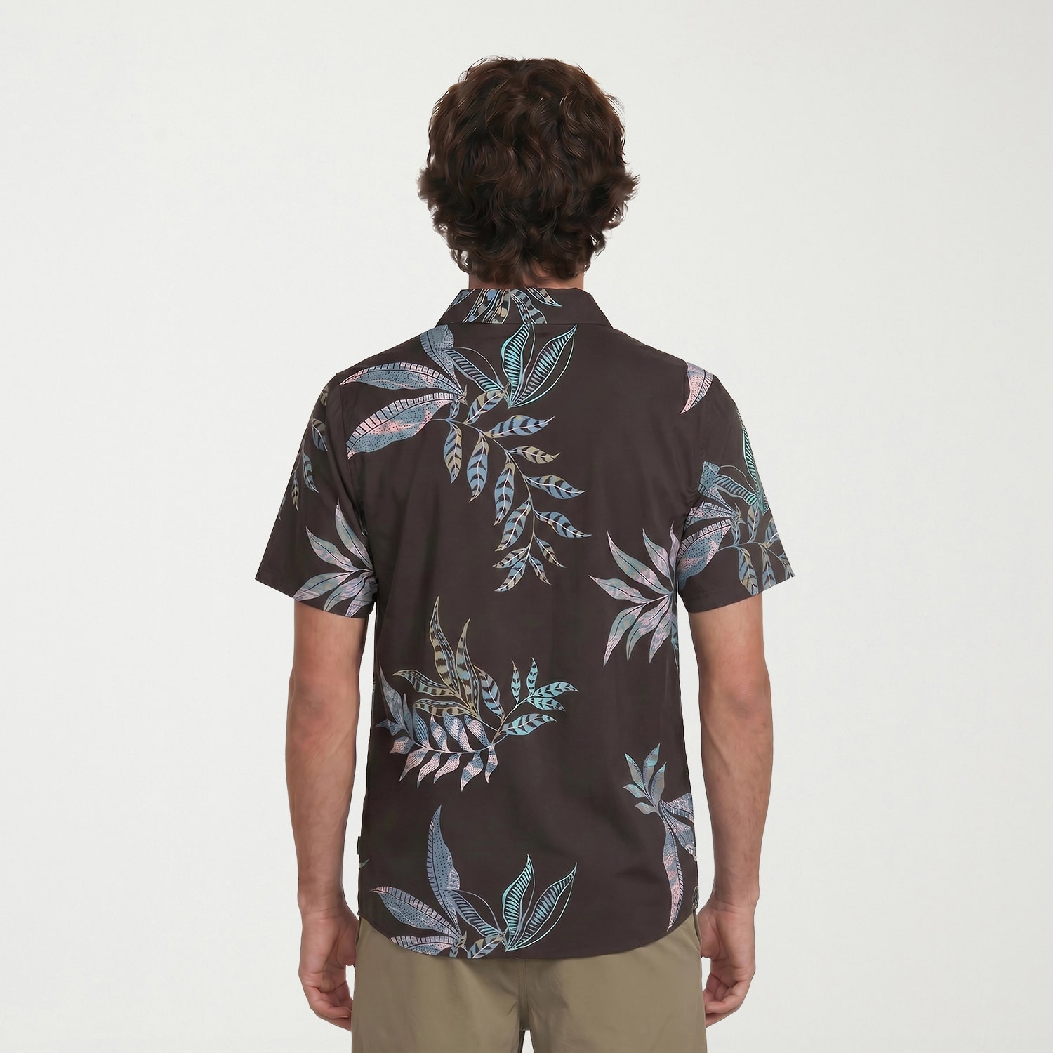 VOLCOM Mens Short Sleeve Regular Fit Button-Down Shirt