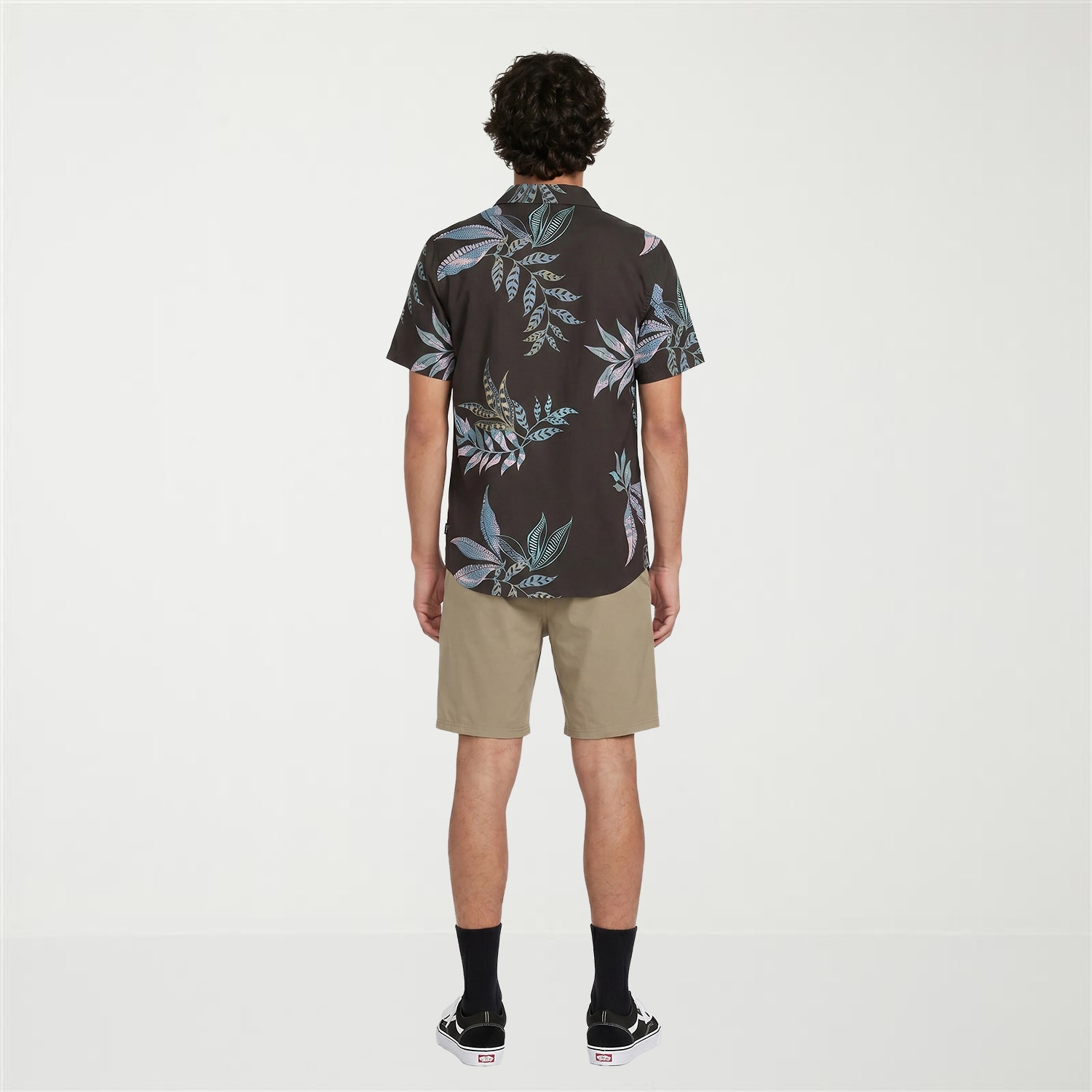 VOLCOM Mens Short Sleeve Regular Fit Button-Down Shirt